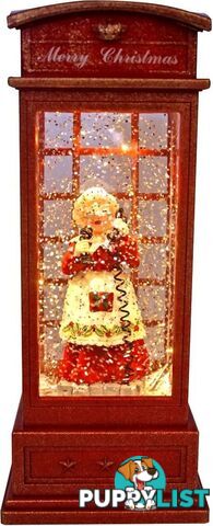 Cotton Candy - Xmas Lantern Telephone Booth Mrs Claus - Ccxac059a - 9353468008011