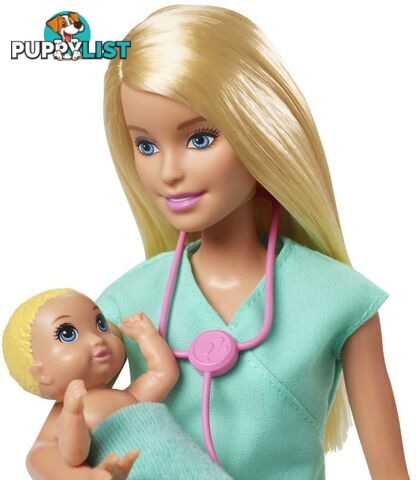 Barbie - Careers Baby Doctor Playset - Mattel - Magkh23 - 887961827262