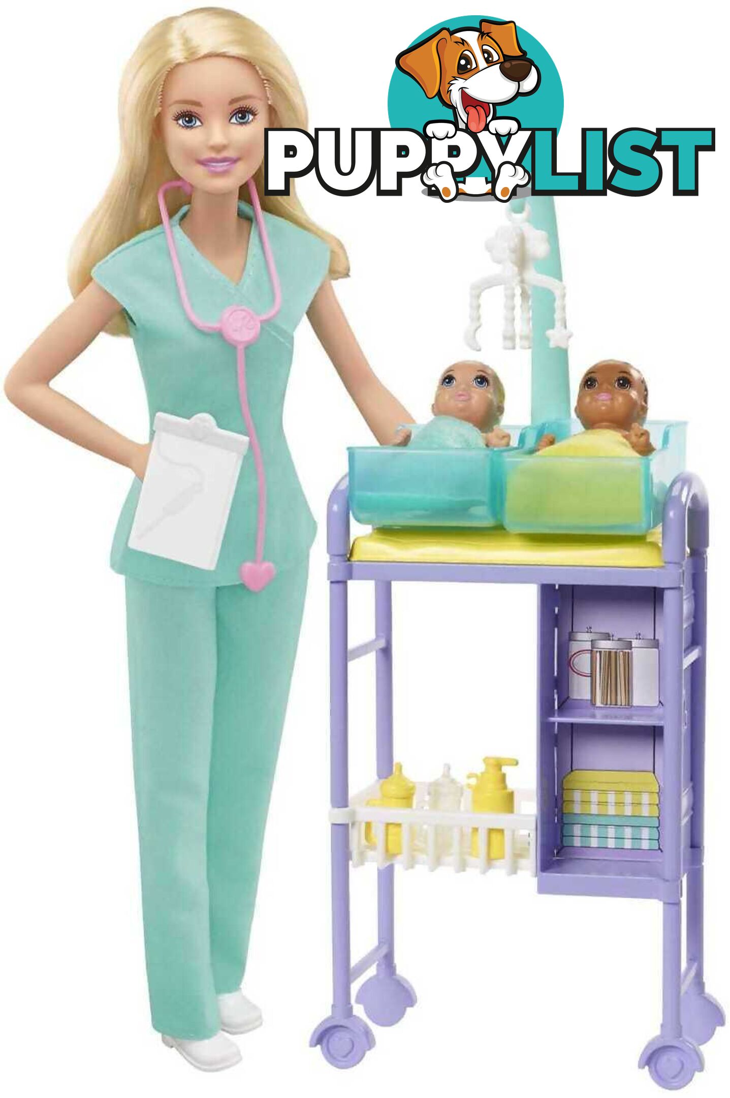 Barbie - Careers Baby Doctor Playset - Mattel - Magkh23 - 887961827262