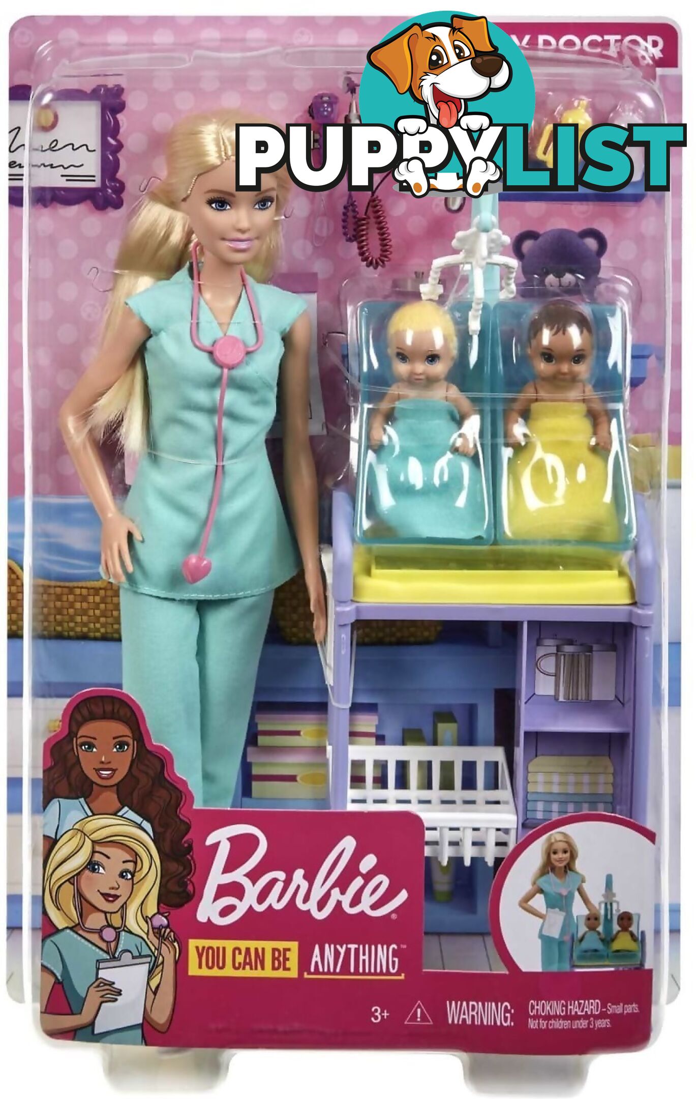 Barbie - Careers Baby Doctor Playset - Mattel - Magkh23 - 887961827262