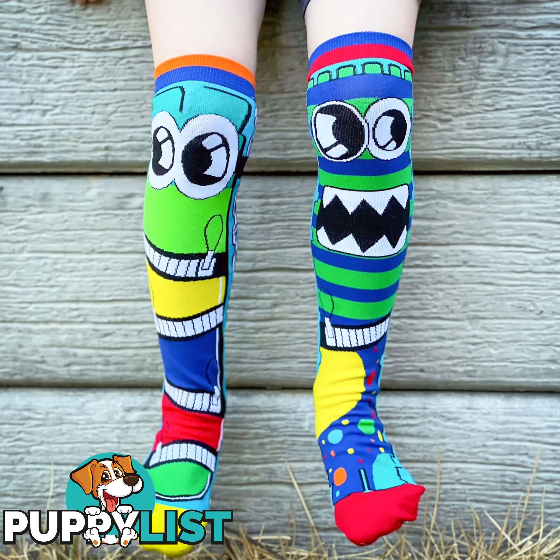 MADMIA -  Socks Toddler Age 3-5y Monster -Mumm107t - 9355645000689