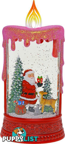 Cotton Candy - Xmas Santa Led Candle - Ccxac441 - 9353468020518