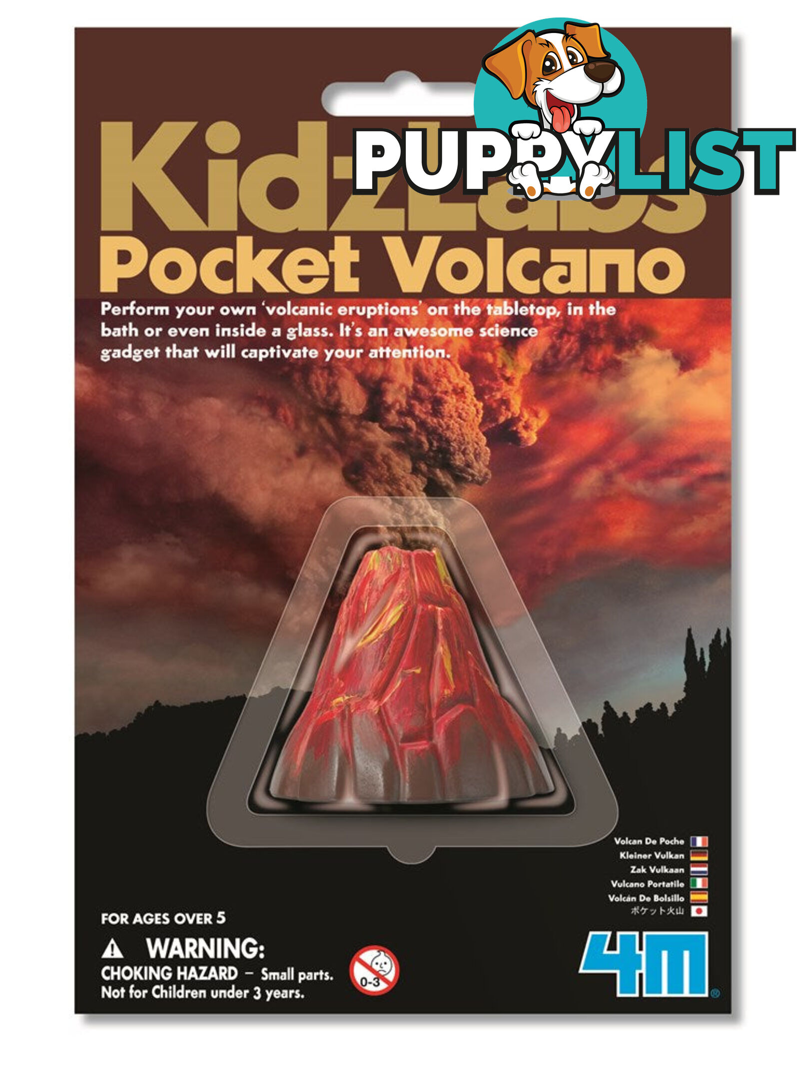 4m - Kidzlabs - Pocket Volcano - Jpfsg3218 - 4893156032188