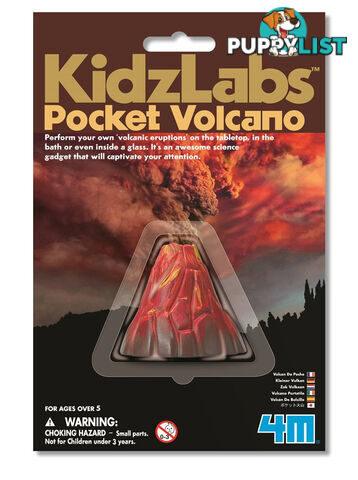 4m - Kidzlabs - Pocket Volcano - Jpfsg3218 - 4893156032188