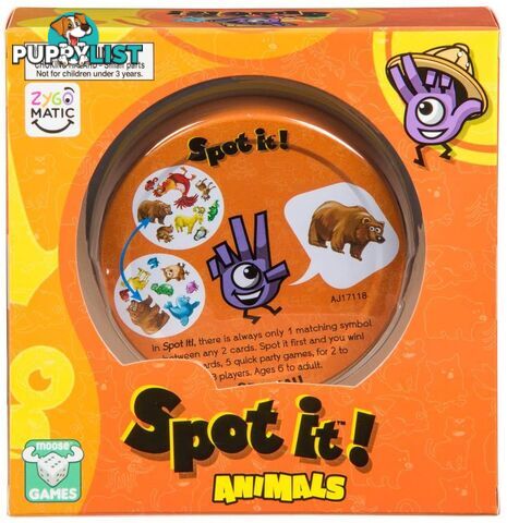 Spot It Animals Card Card Mj93441 - 3558380080060