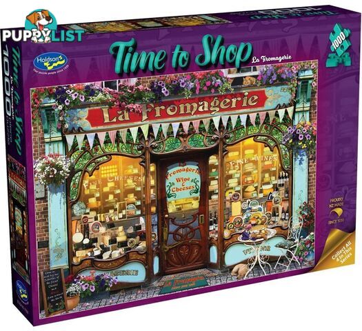 Holdson - Time To Shop - La Fromagerie - Jigsaw Puzzle 1000 Pieces - Jdhol775330 - 9414131775330