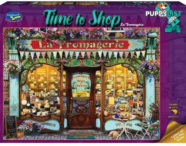 Holdson - Time To Shop - La Fromagerie - Jigsaw Puzzle 1000 Pieces - Jdhol775330 - 9414131775330