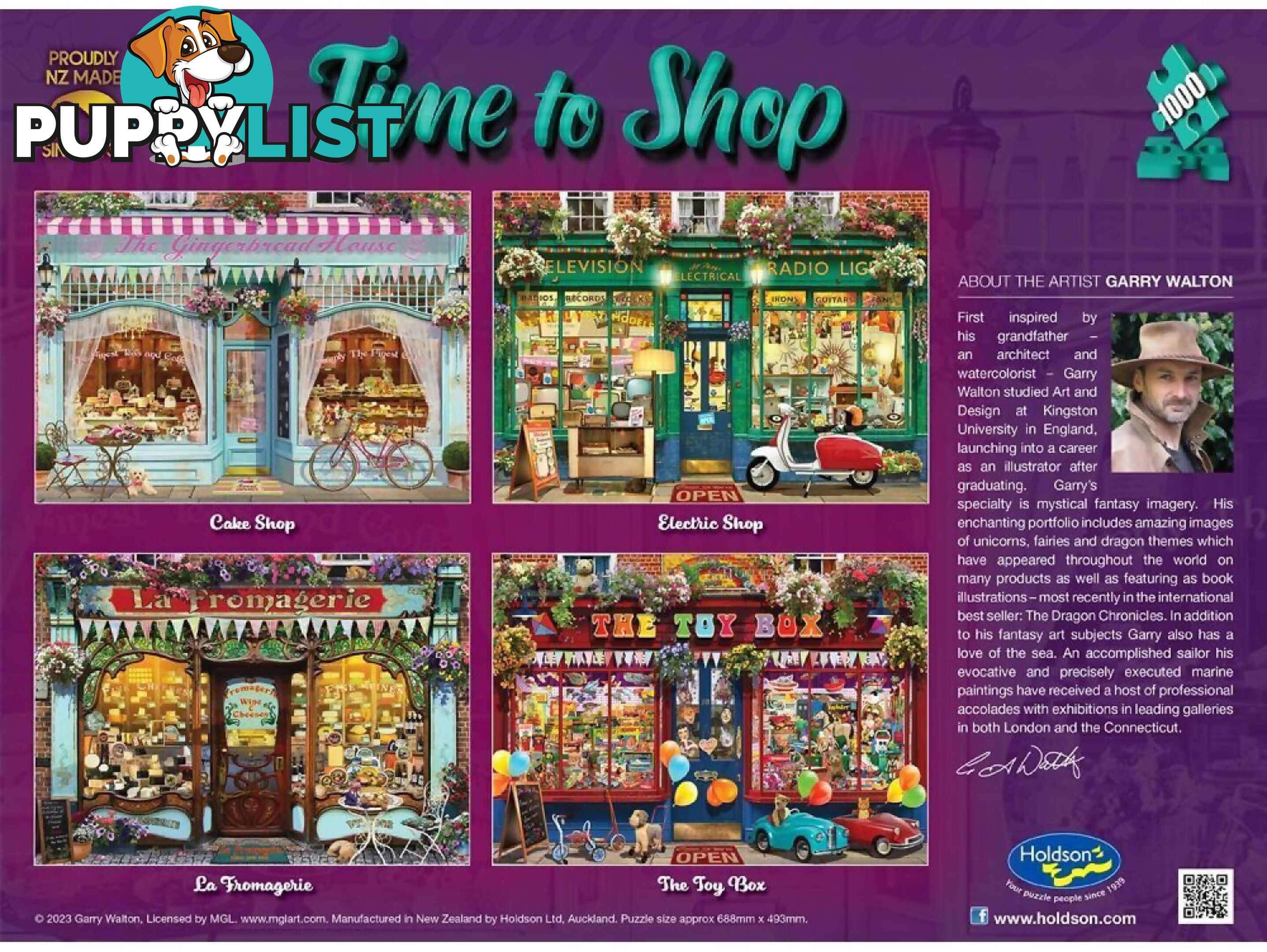 Holdson - Time To Shop - La Fromagerie - Jigsaw Puzzle 1000 Pieces - Jdhol775330 - 9414131775330