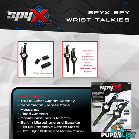 SpyX - Spy Wrist Talkies - Gdatm10538 - 840685105382