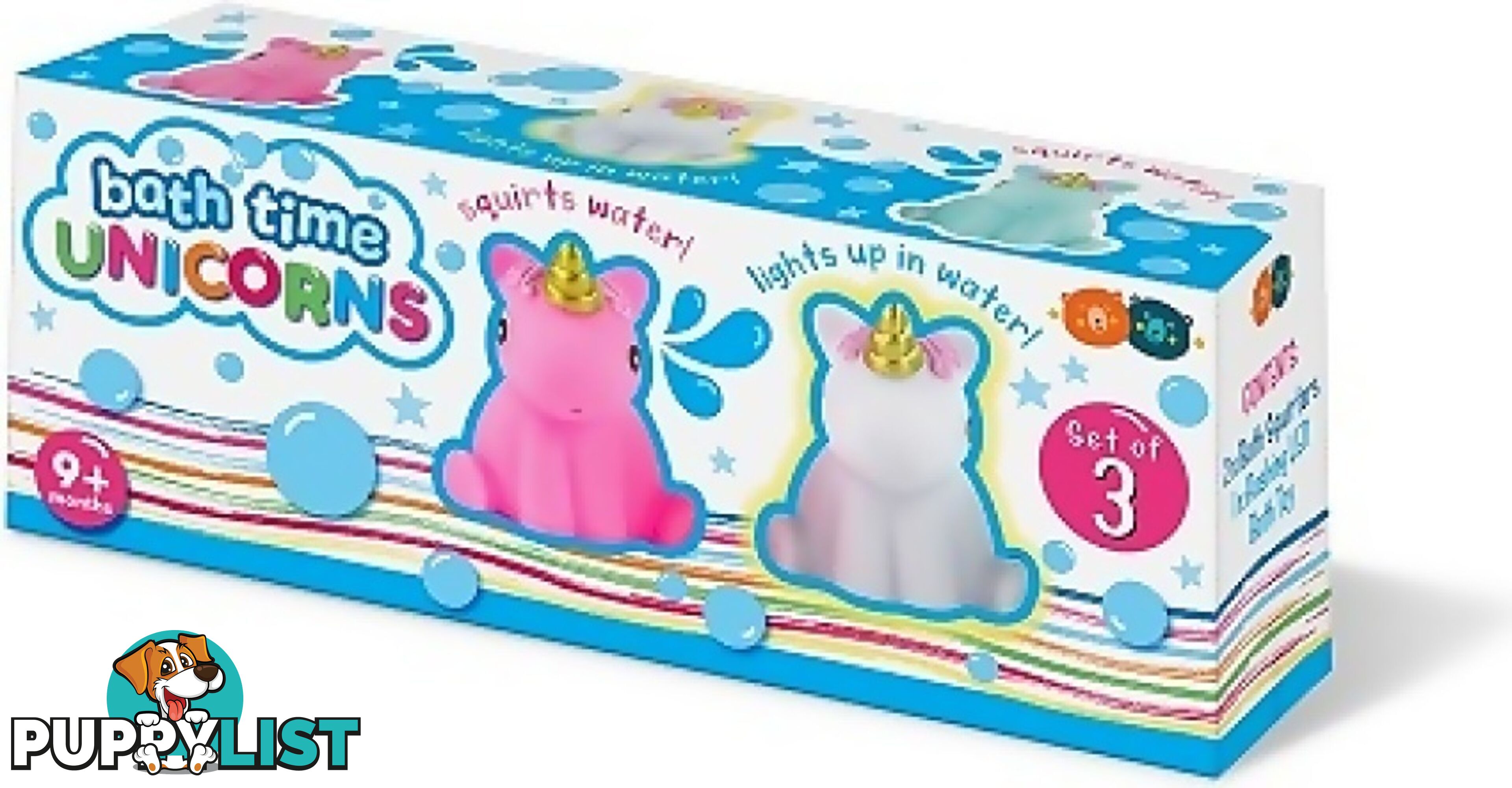 Buddy & Barney - Bath Time Unicorns Squirters â€“ Set Of 3 - Mh Bb176 - 712195455649