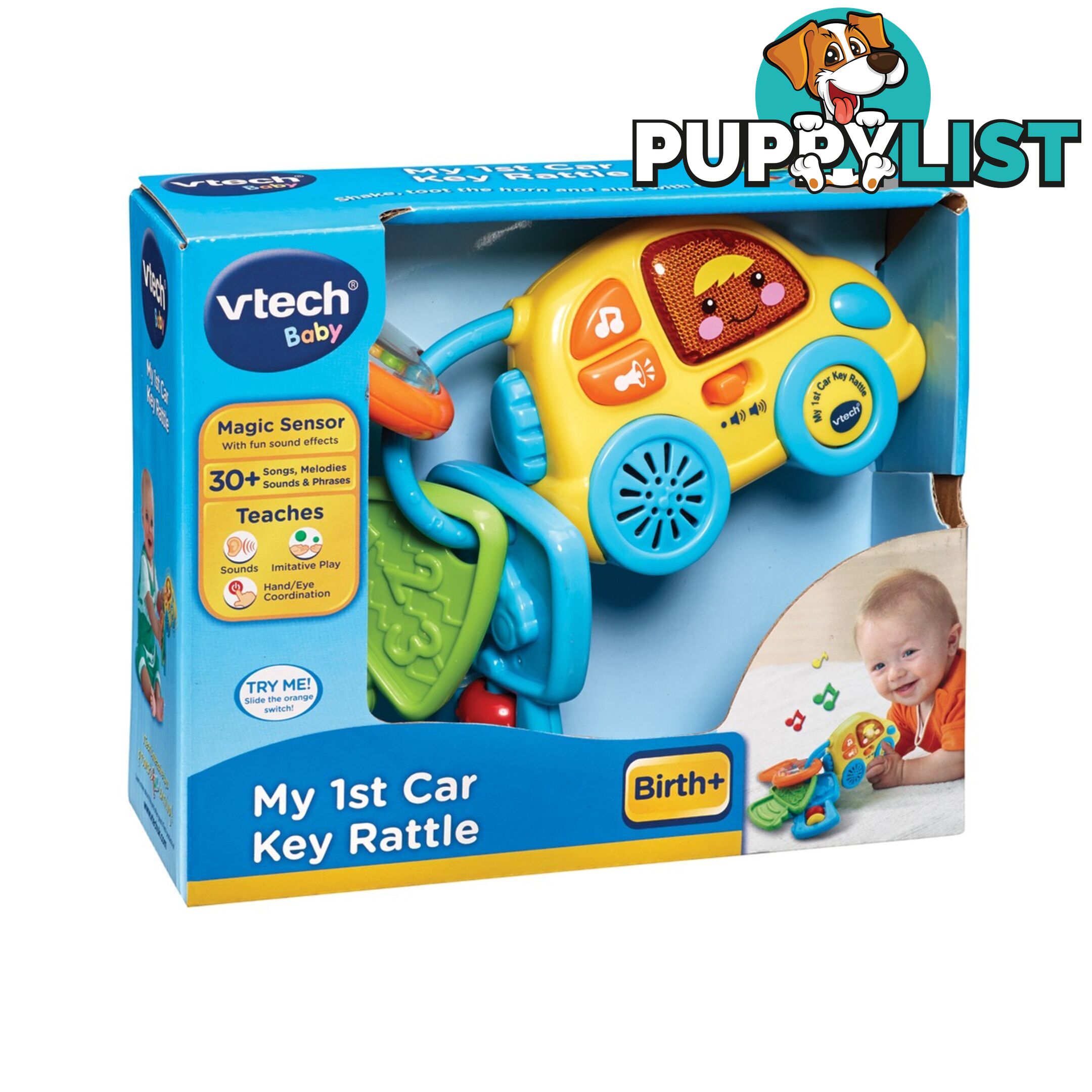 Vtech - My 1st Car Key Rattle - Tn80150603006 - 3417761506035