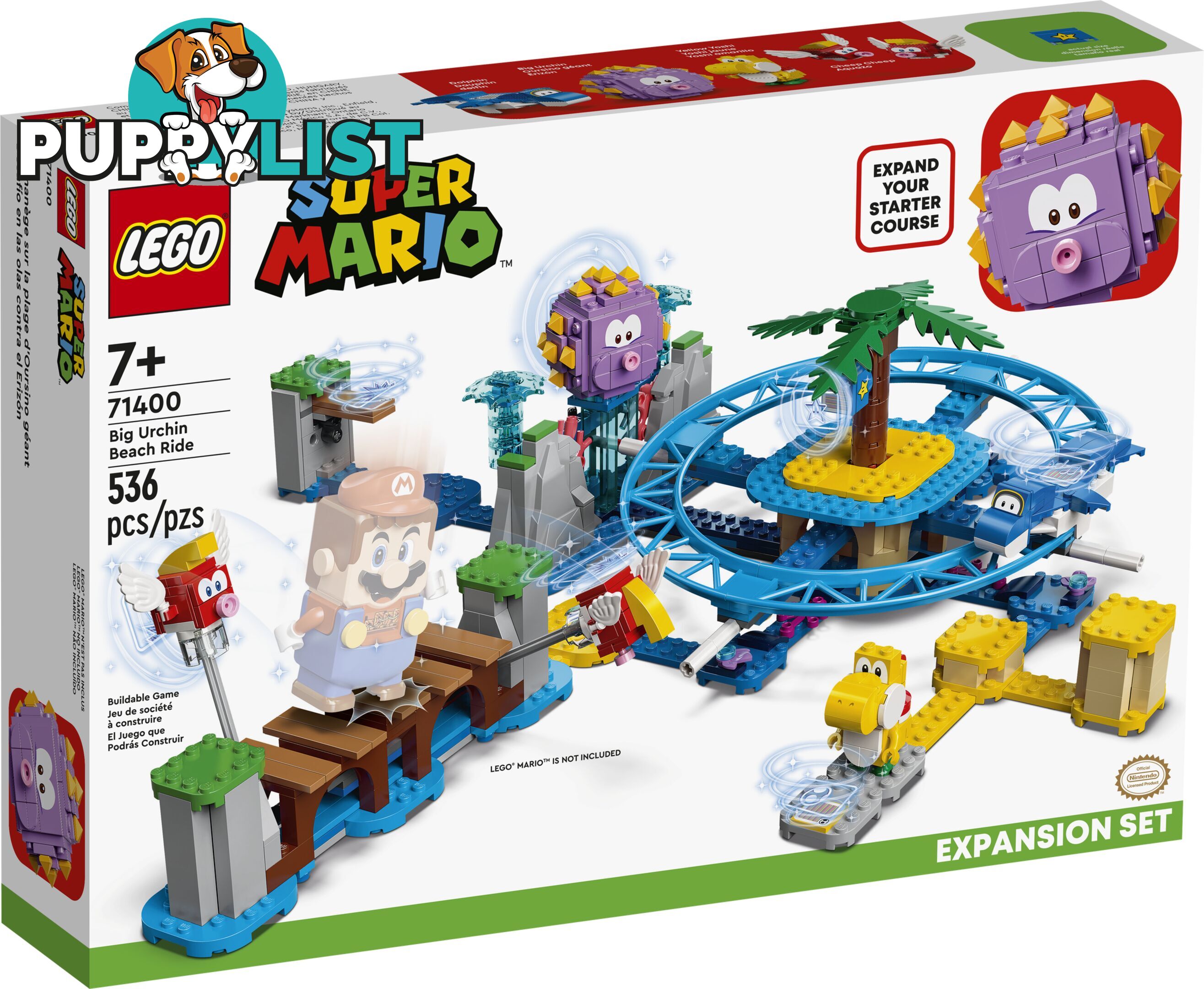 LEGO 71400 Big Urchin Beach Ride Expansion Set - Super Mario - 5702017155203