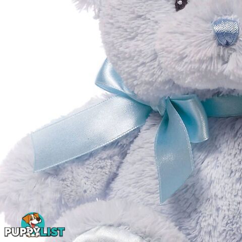 My First Teddy - Blue Plush Soft Toy Bear 25cm - Jsu4043950 - 028399065608