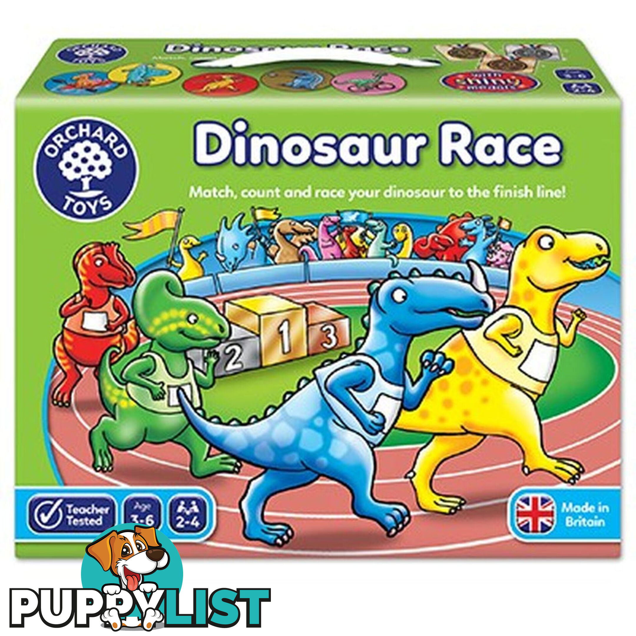 Orchard Toys -  Dinosaur Race Game - Mdoc086 - 5011863101679