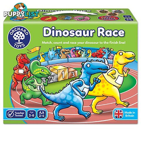 Orchard Toys -  Dinosaur Race Game - Mdoc086 - 5011863101679