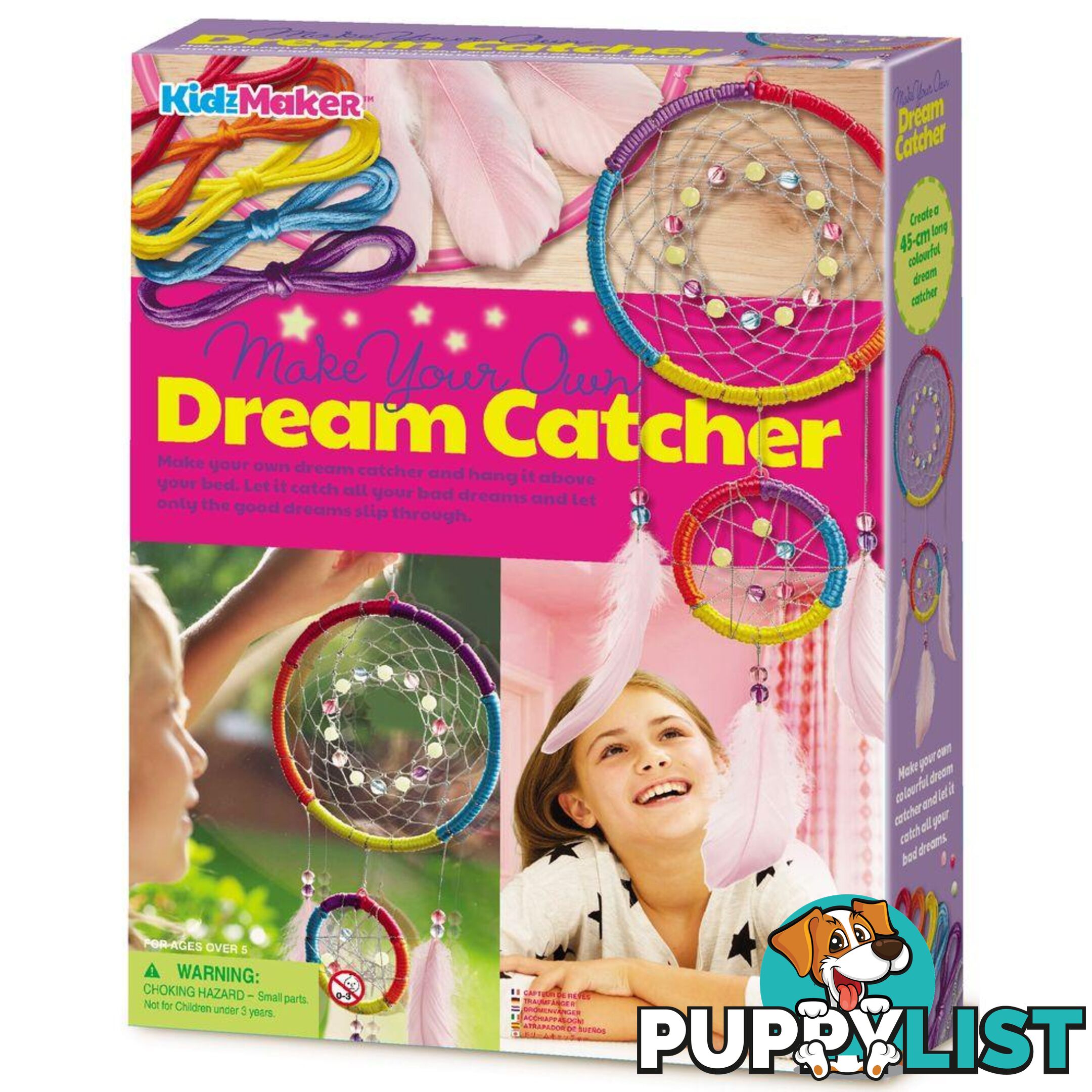 4m - Kidzmaker Make Your Own Dream Catcher Jpc4732 - 4893156047328