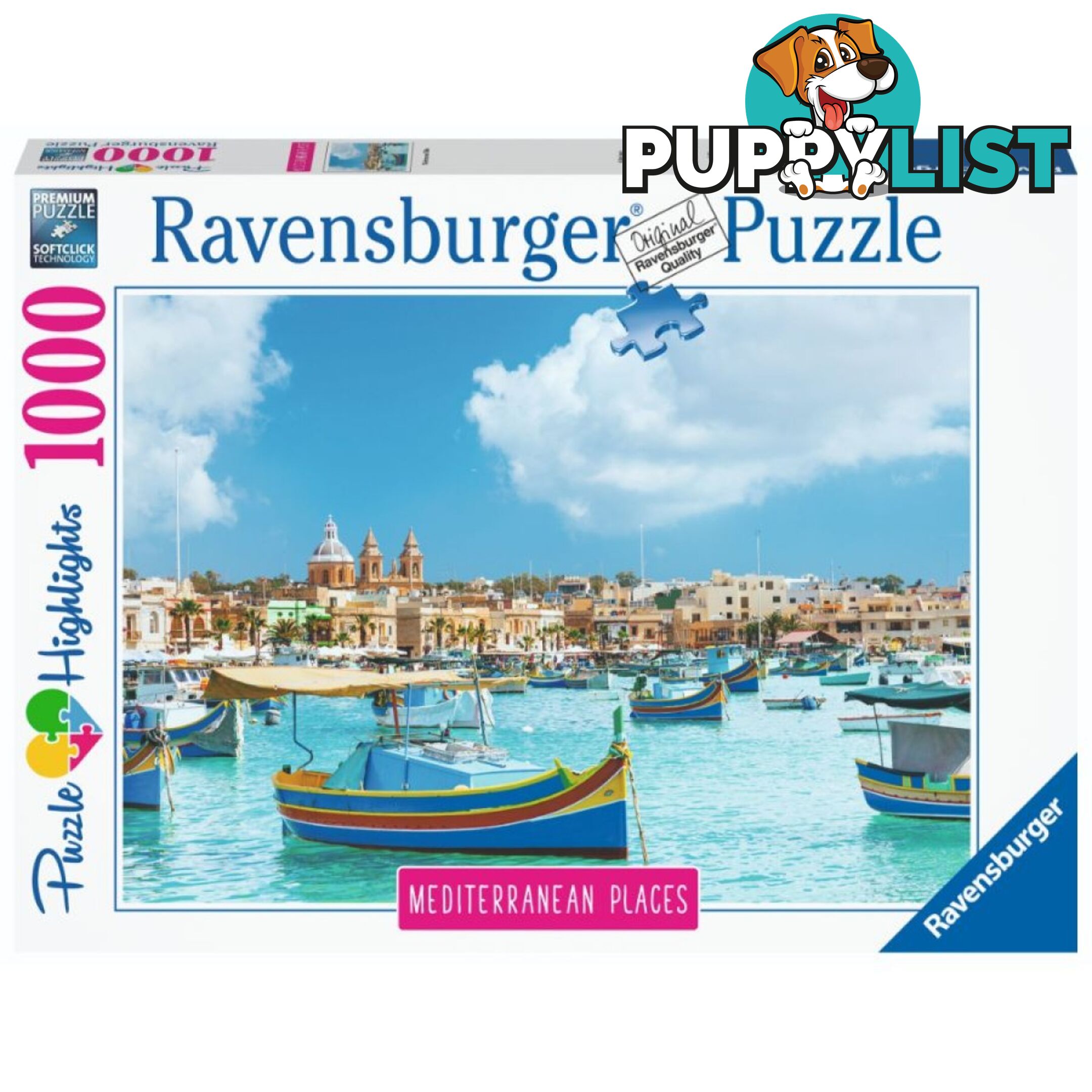 Ravensburger - Mediterranean Malta Jigsaw Puzzle 1000 Pieces - Mdrb14978 - 4005556149780