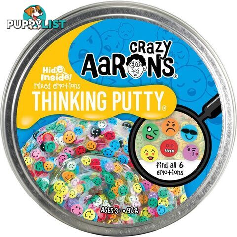 Crazy Aaron's Thinking Putty Hide Inside! Mixed Emotions 4inch - Bgmx020 - 810066950115