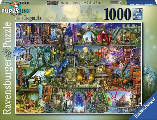 Ravensburger - Myths & Legends Jigsaw Puzzle 1000pc - Mdrb16479 - 4005556164790