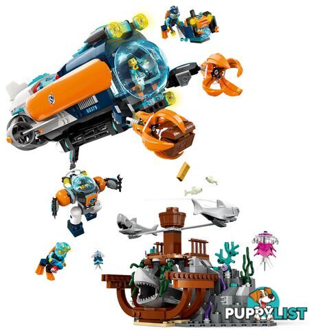 LEGO 60379 Deep-Sea Explorer Submarine - City - 5702017416397