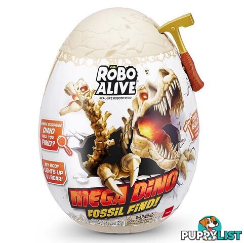 Zuru - Robo Alive Mega Dino Fossil Surprise Egg - Azazt71102 - 193052050823