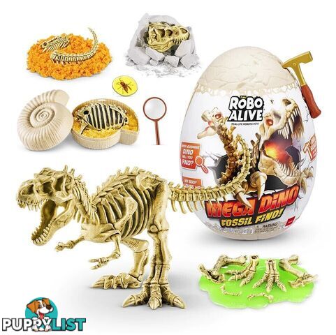 Zuru - Robo Alive Mega Dino Fossil Surprise Egg - Azazt71102 - 193052050823