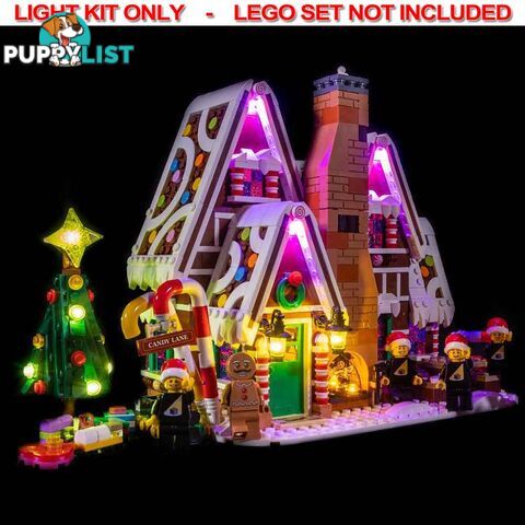 LIGHT KIT for LEGO Gingerbread House 10267 - Light My Bricks - 793591189666