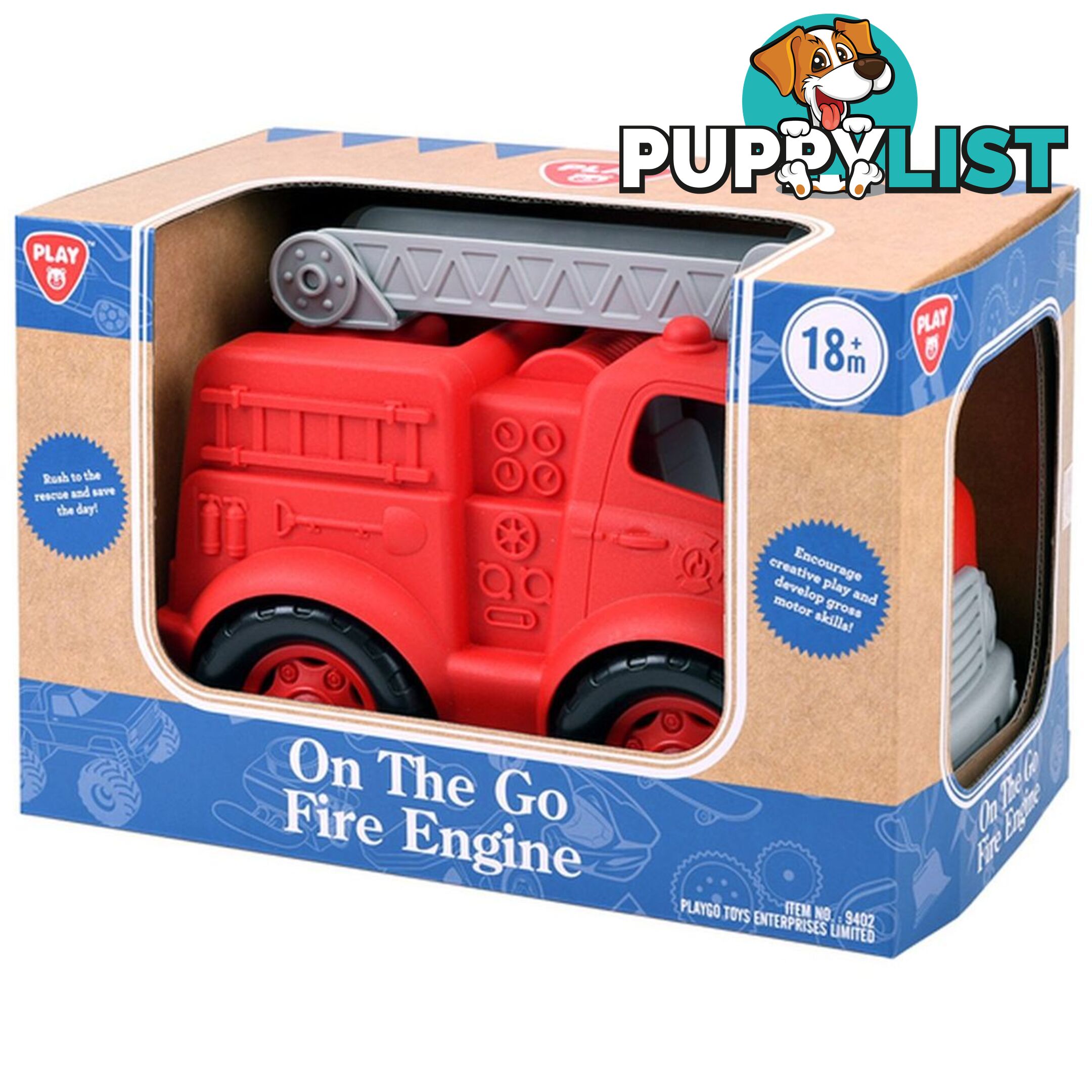 On The Go Fire Engine Playgo Toys Ent. Ltd Art64013 - 4892401094025