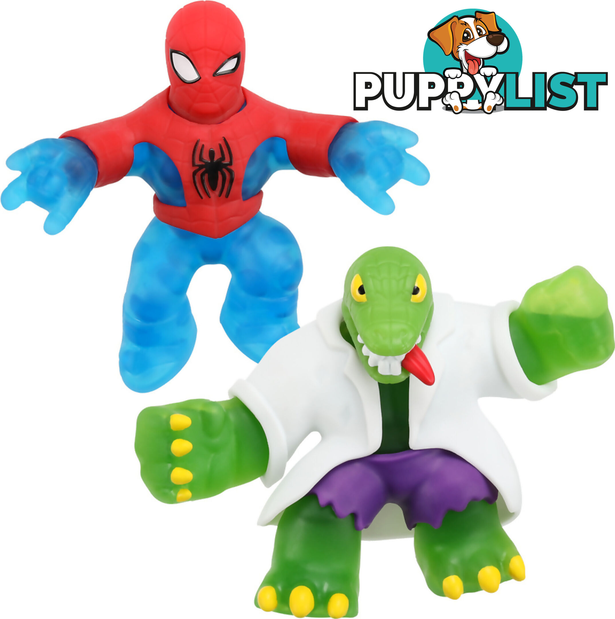 Heroes Of Goo Jit Zu - Marvel Goo Shifters Spider-man Vs Goo Shifter Lizard - Mj42582 - 630996425824