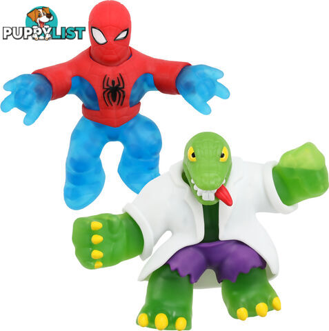 Heroes Of Goo Jit Zu - Marvel Goo Shifters Spider-man Vs Goo Shifter Lizard - Mj42582 - 630996425824