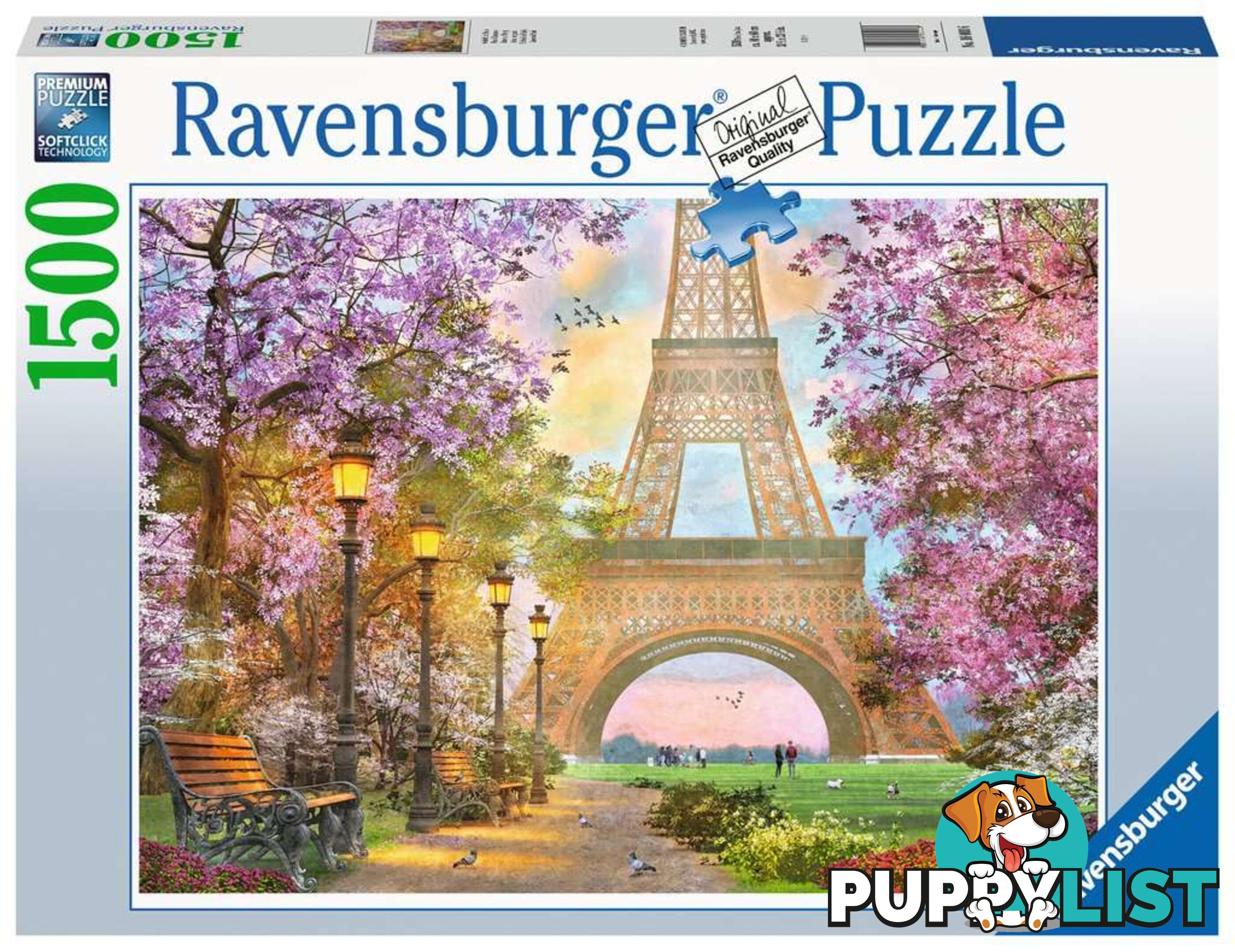 Ravensburger - A Paris Romance Jigsaw Puzzle 1500pc - Mdrb16000 - 4005556160006