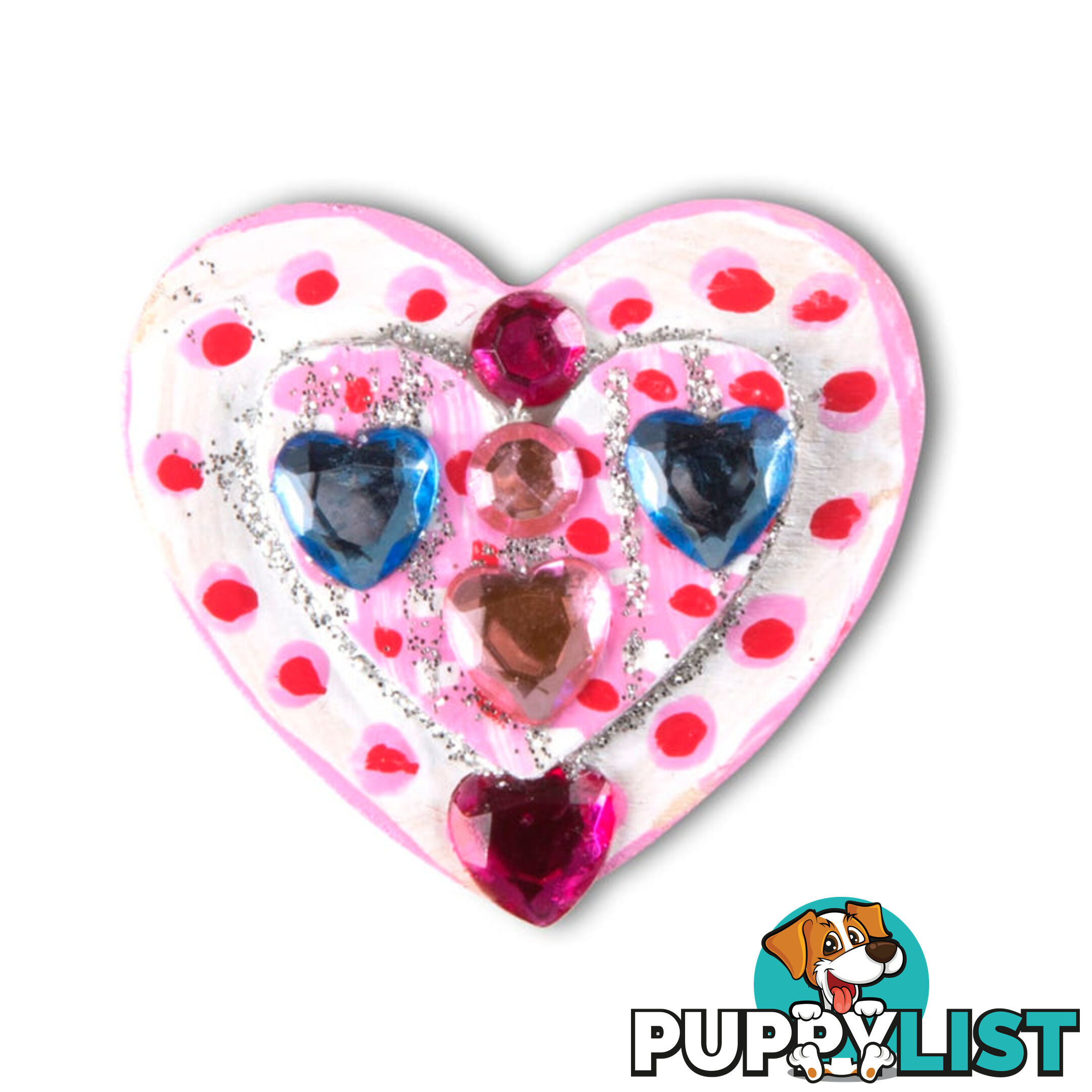 Melissa & Doug - Created By Me! Heart Magnets Wooden Craft Kit - Mdmnd9643 - 000772096430