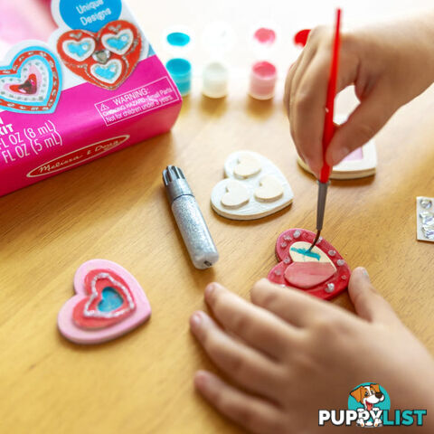 Melissa & Doug - Created By Me! Heart Magnets Wooden Craft Kit - Mdmnd9643 - 000772096430