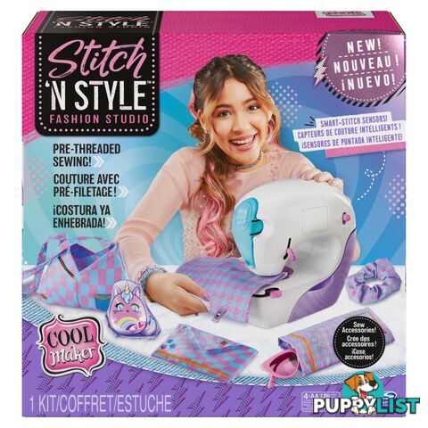 Cool Maker - Stitch N Style Fashion Studio Pre-threaded Sewing Machine Toy - Si6063925 - 778988419380