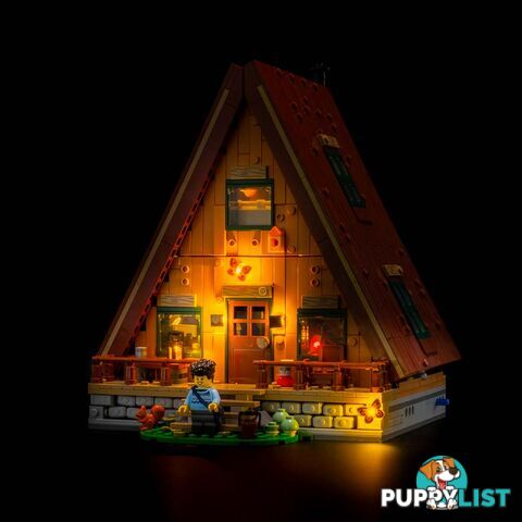 Light Kit For LEGO A-Frame Cabin 21338 - Light My Bricks - Lb75452389386 - 754523893860