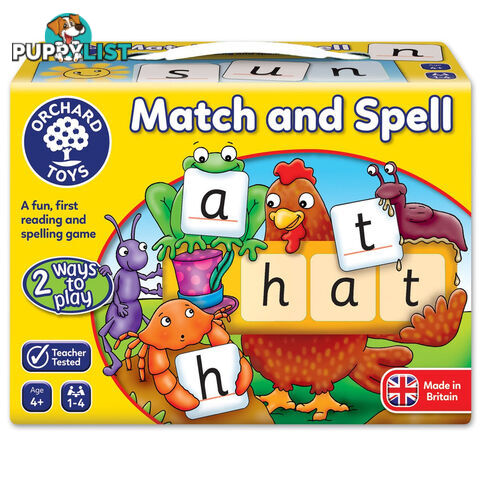 Orchard Toys -  Match And Spell Game - Mdoc004 - 5011863101969