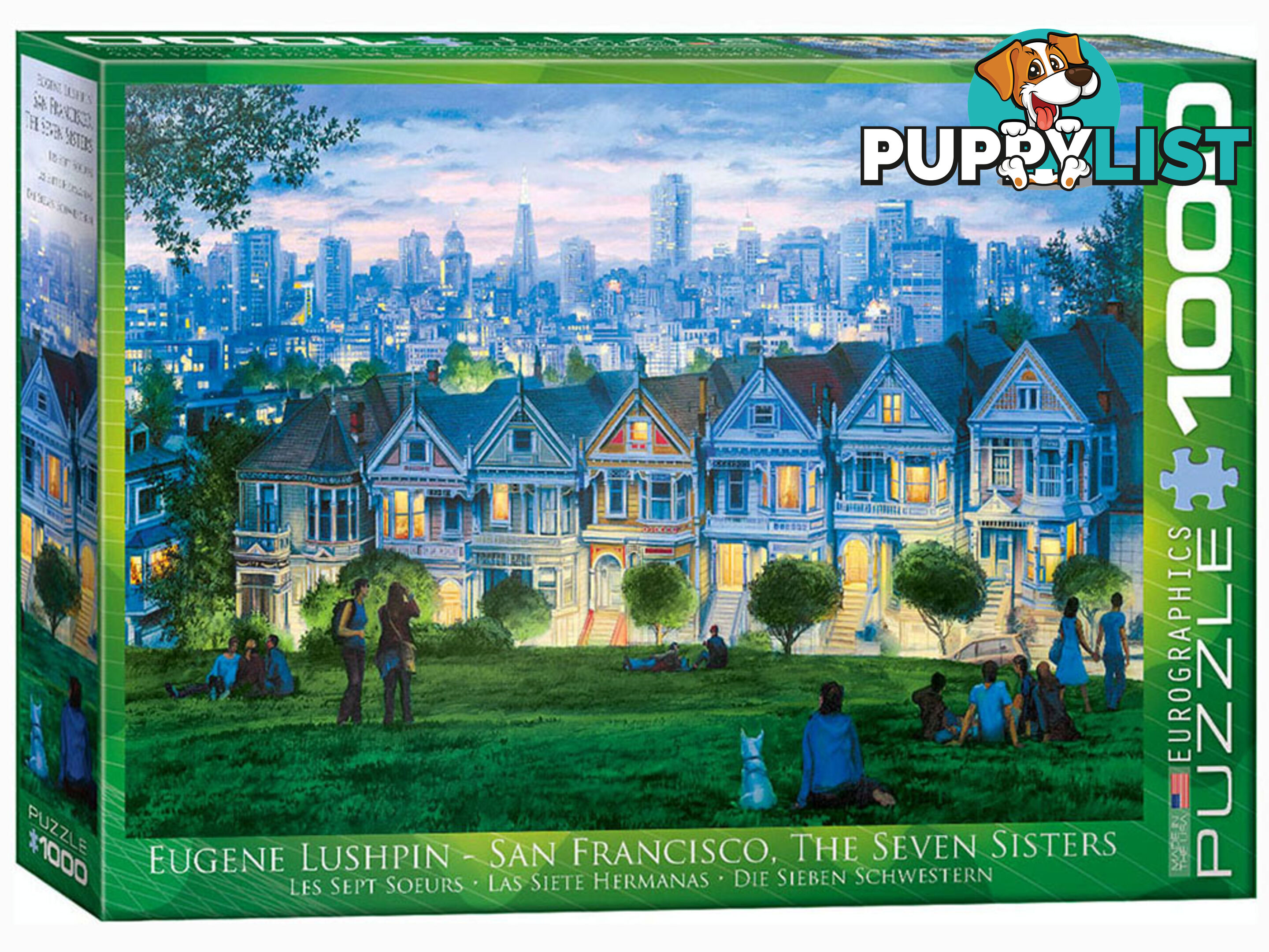 Eurographics - San Francisco The Seven Sisters Lushpin 1000 Piece Jigsaw Puzzle  Eur60958 - 628136609586