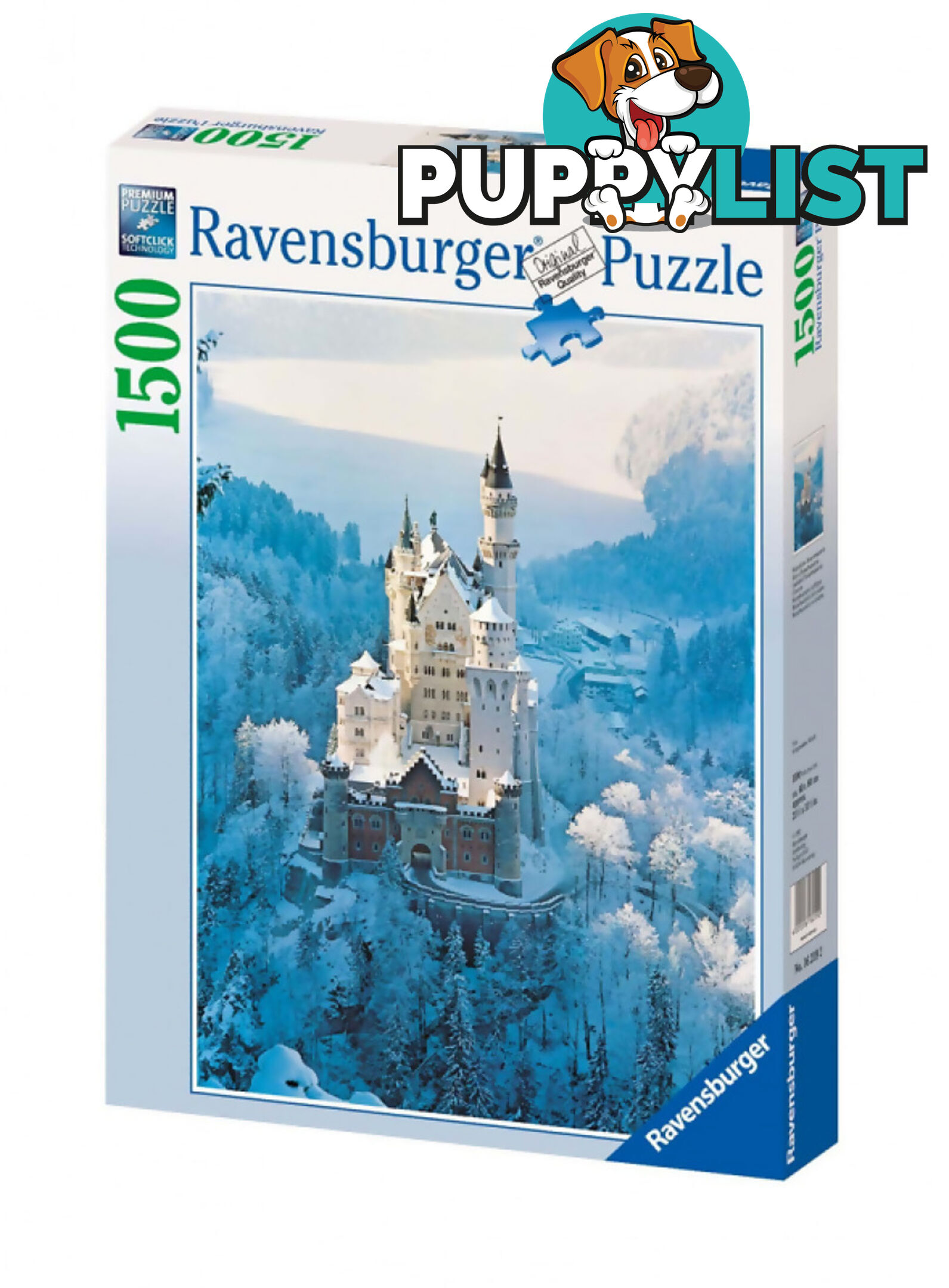 Ravensburger - Neuschwanstein Winter Castle Jigsaw Puzzle 1500pc - Mdrb16219 - 4005556162192