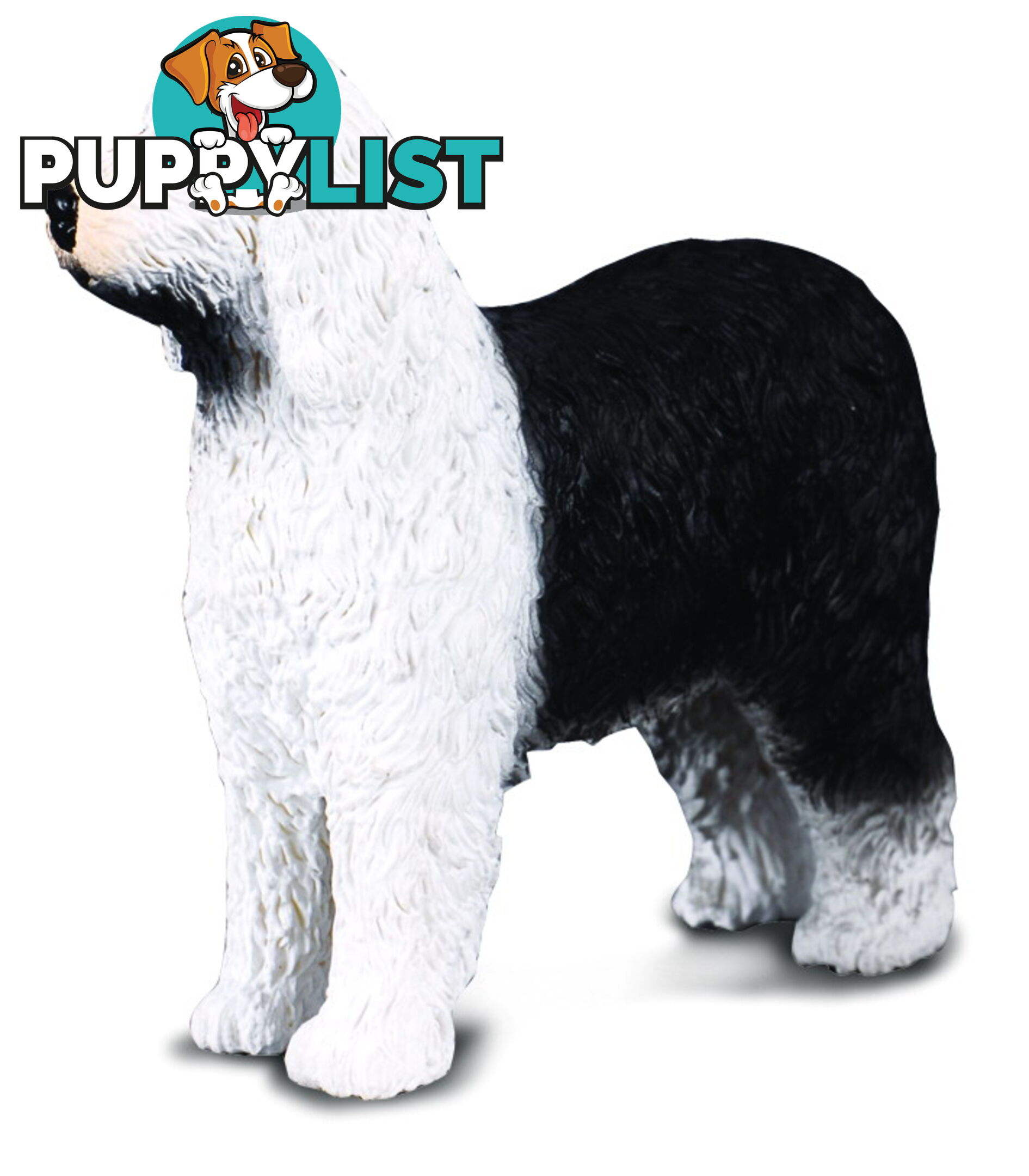 CollectA Old English Sheepdog Animal Figurine - Rpco88066 - 4892900880662