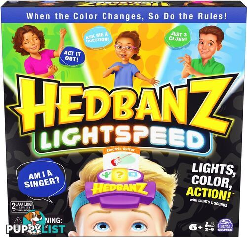 Hedbanz Light Speed Game - Spinmaster- Si6066481 - 778988456040