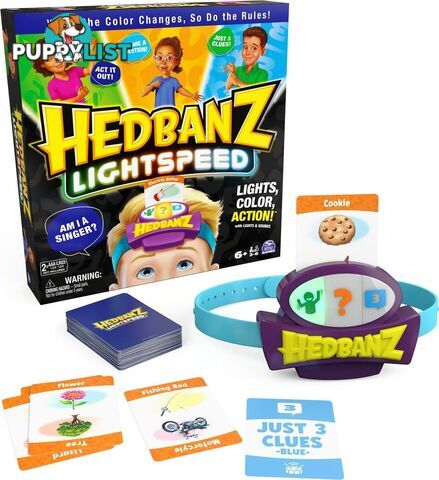 Hedbanz Light Speed Game - Spinmaster- Si6066481 - 778988456040