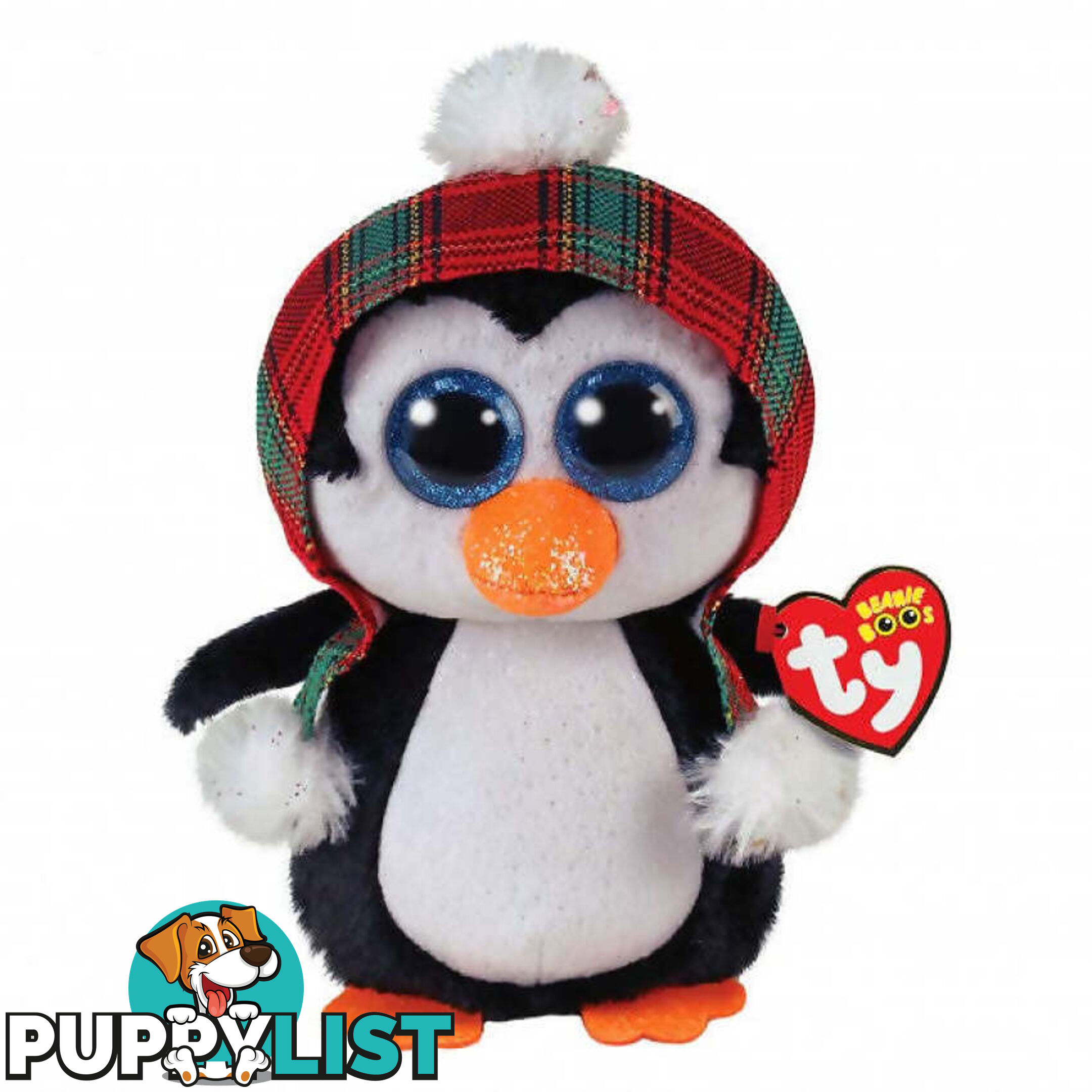 Ty - Beanie Boos - Xmas Cheer Penguin Small 15cm - Bg36241 - 008421362417