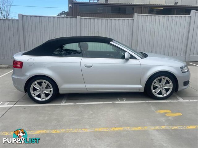 2008 AUDI A3 AMBITION 8P CONVERTIBLE