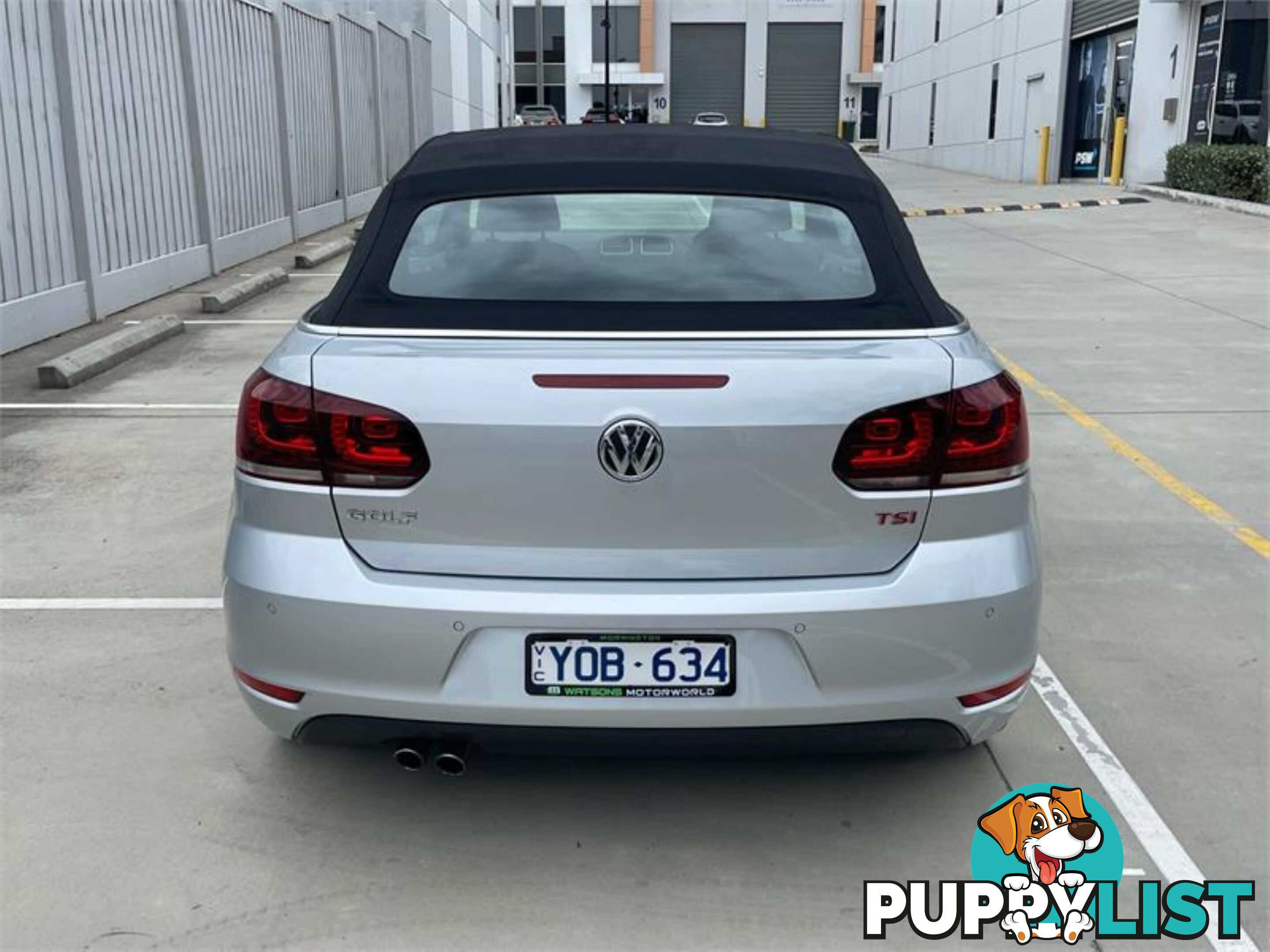 2011 VOLKSWAGEN GOLF 118TSI VIMY12 CABRIOLET