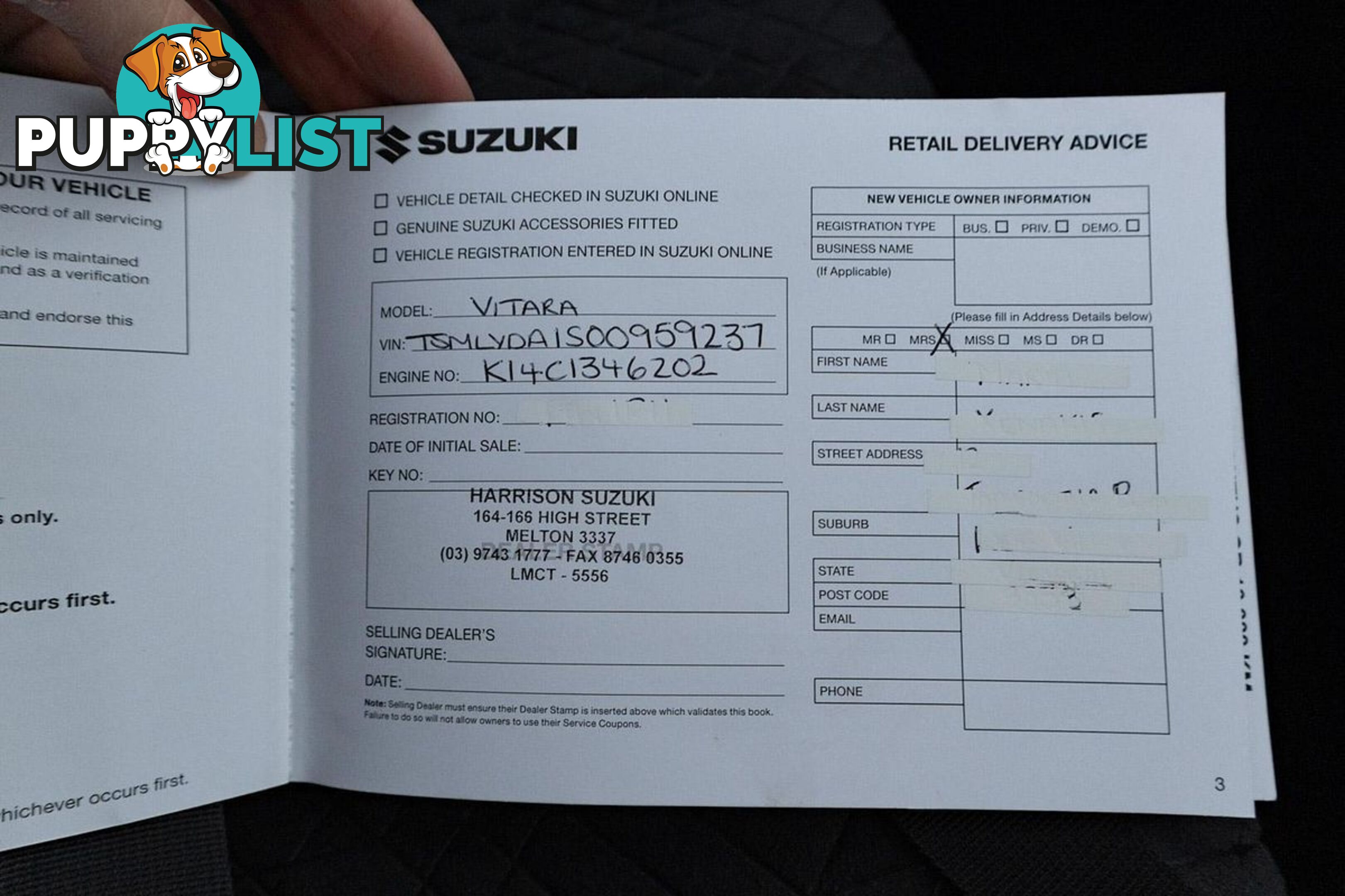 2021 SUZUKI VITARA TURBO LY SERIES II SUV