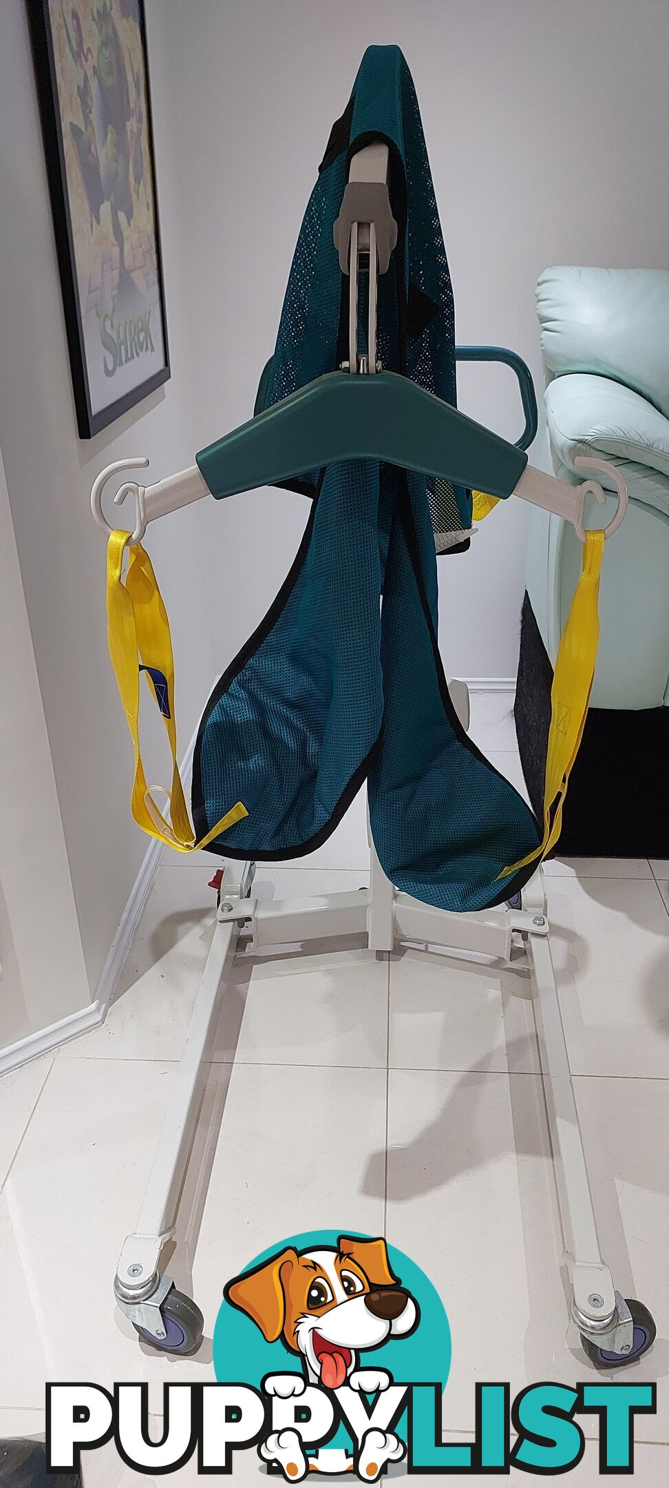 Patient Electric Lifting Hoist with 2 slings