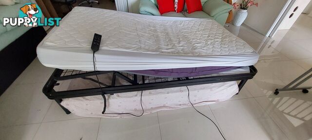 Electric bed with mattress