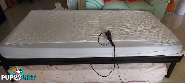 Electric bed with mattress