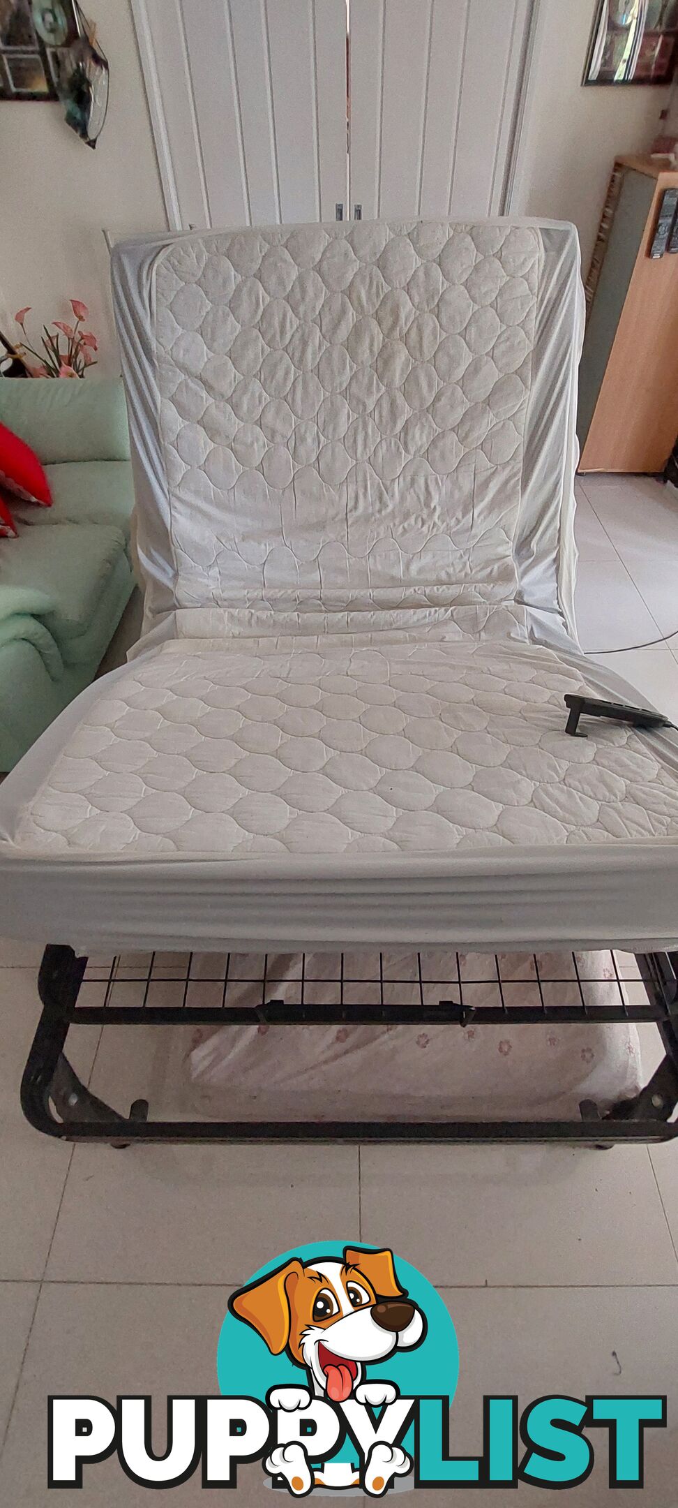 Electric bed with mattress