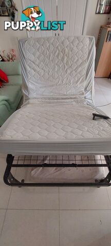 Electric bed with mattress